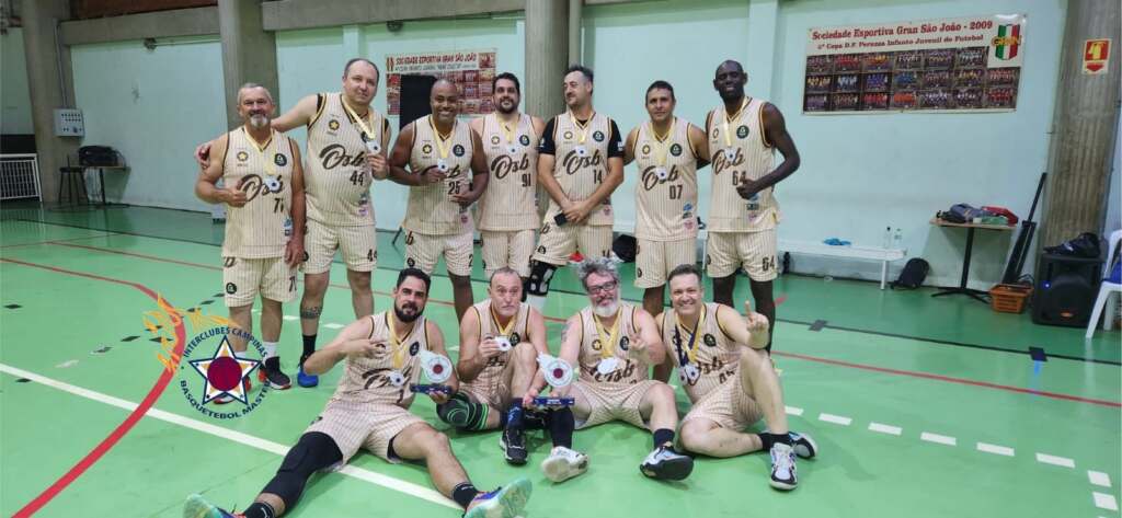 Old School Basketball de Nova Odessa é bicampeão do Interclubes  Metropolitano